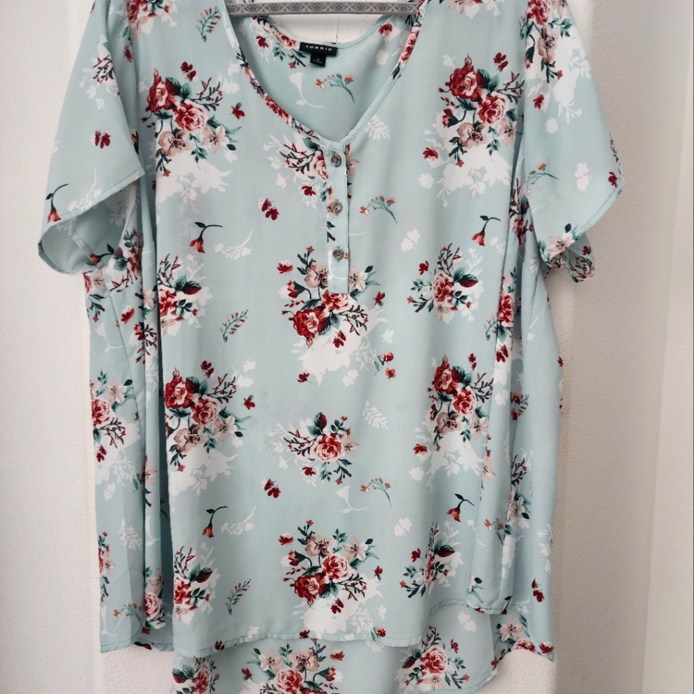 Torrid georgette blouse